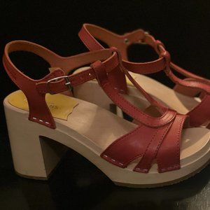 Swedish Hasbeen Strappy High Heeled Sandals